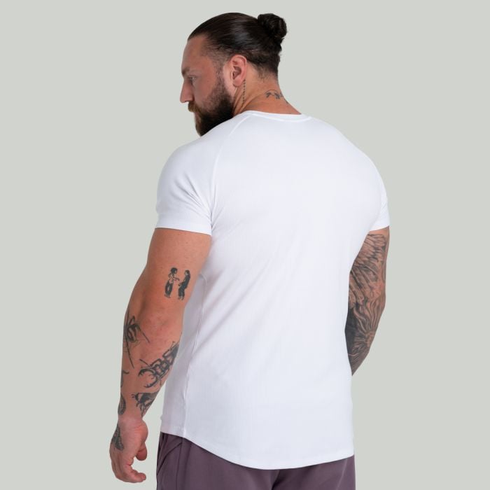 Majica Ribbed Tee White - STRIX XXL