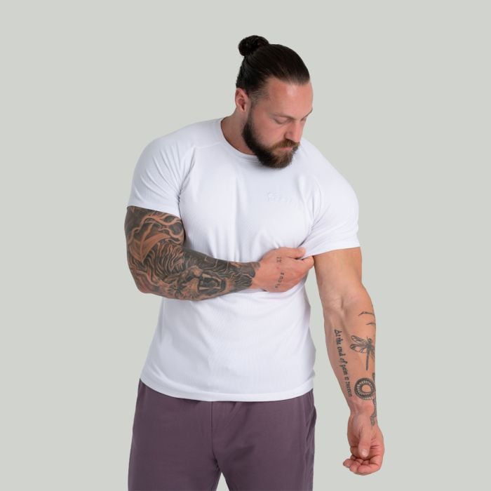 Majica Ribbed Tee White - STRIX XXL