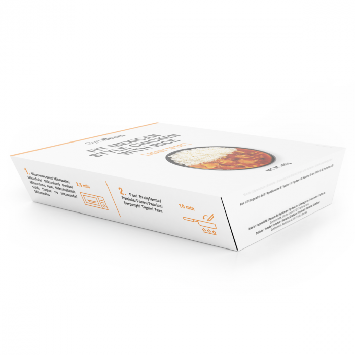 FIT gotova jed Piščanec z rižem po mehiško - GymBeam 420 g