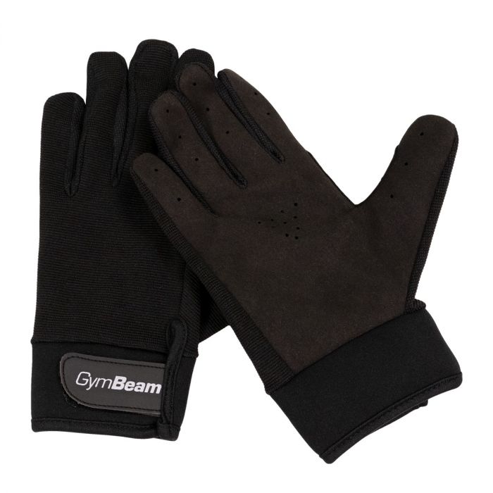 Fitnes rokavice Full Finger Black – GymBeam