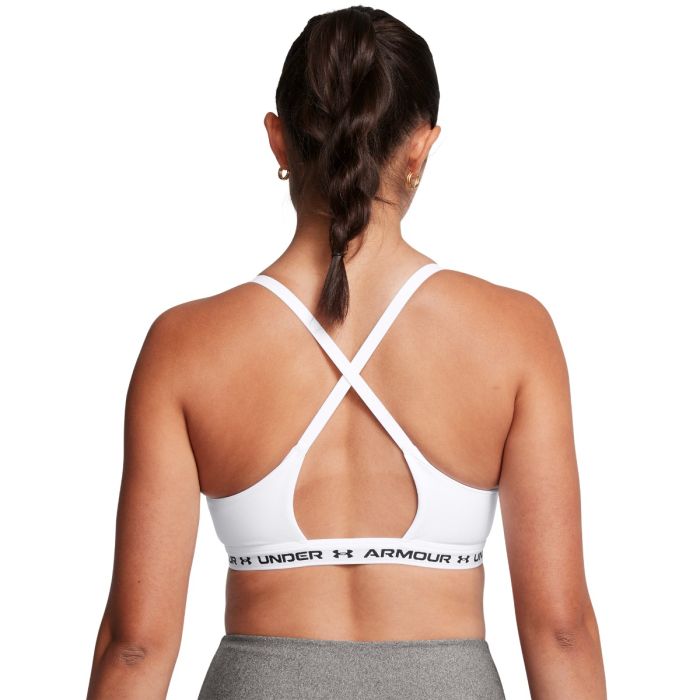 Športni nedrček Crossback Low White - Under Armour XL