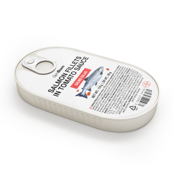 Lososov file v paradižnikovi omaki - GymBeam 170 g