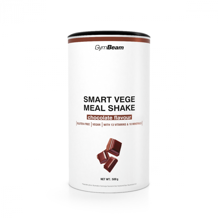 Smart Vege Meal Shake - GymBeam 500 g - čokolada