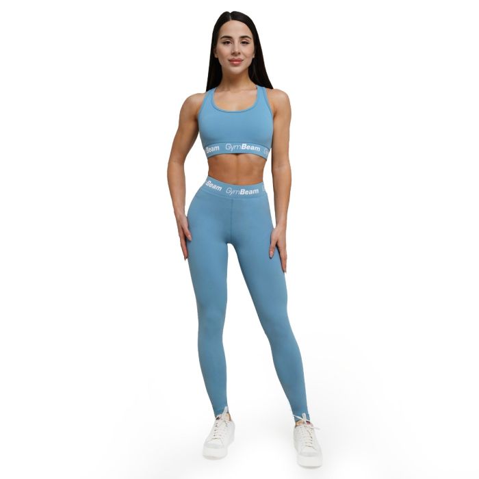 Ženski nedrček Simple Steel Grey - GymBeam XL