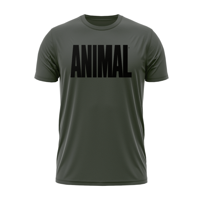 Majica s kratkimi rokavi Animal Green - Universal Nutrition XXL