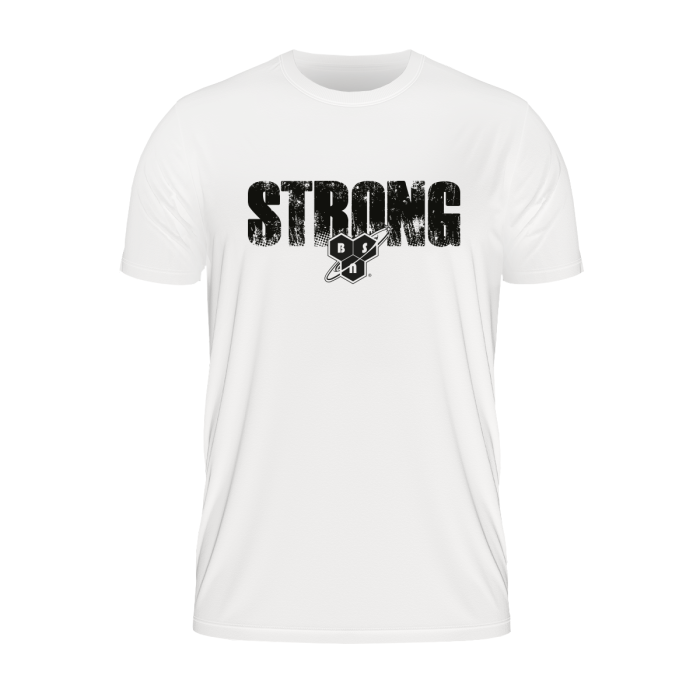 Strong T-shirt White - BSN S