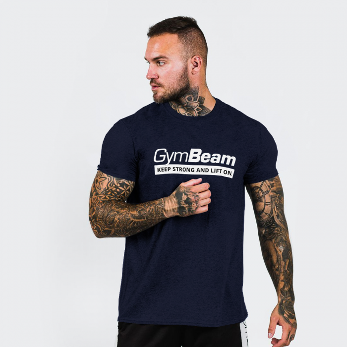 Moška majica Keep Strong Navy- GymBeam