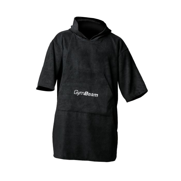 Pončo brisača Terry Black - GymBeam single_variant