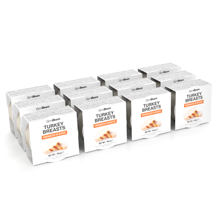 Puranje prsi marinirane v vodi - GymBeam 155 g