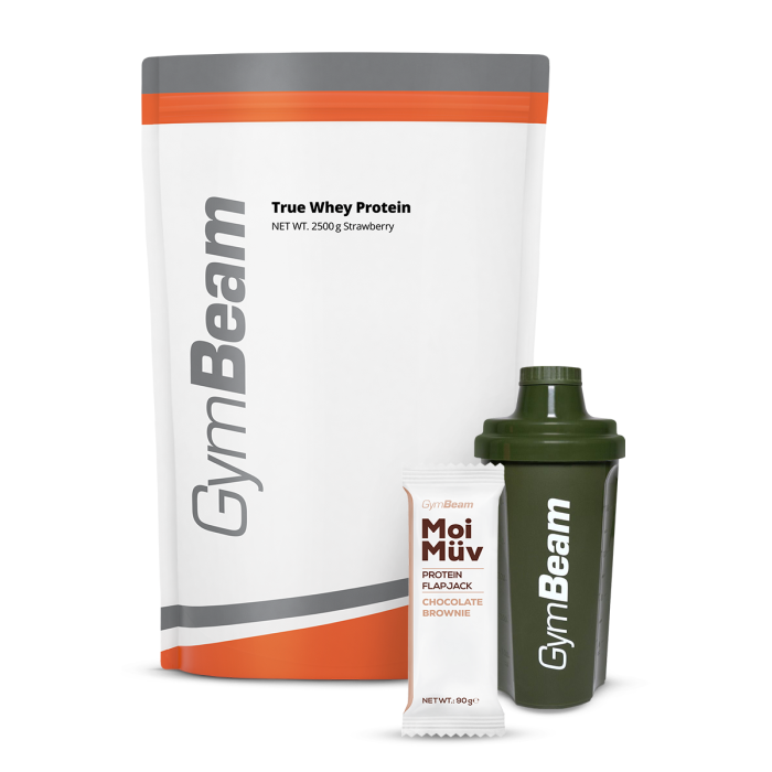 True Whey - GymBeam 2500 g - brez okusa - 00
