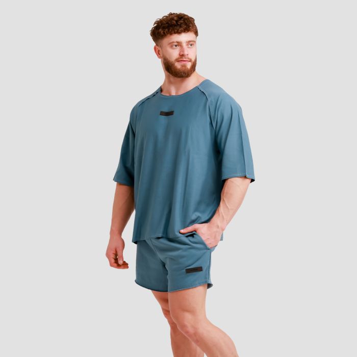 Majica s kratkimi rokavi Unity Blue - GymBeam L