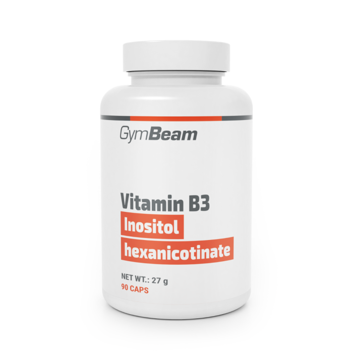 Niacin (Vitamin B3) brez rdečice - GymBeam 90 caps