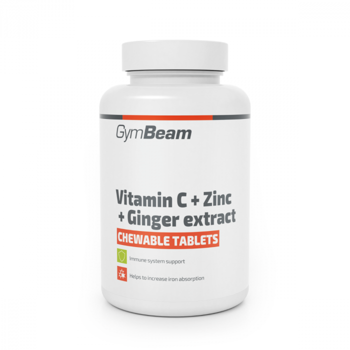 Vitamin C + Cink + Ekstrakt ingverja - GymBeam