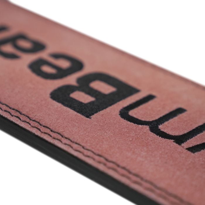 Pas za dvigovanje uteži LEVER Pink - GymBeam XS