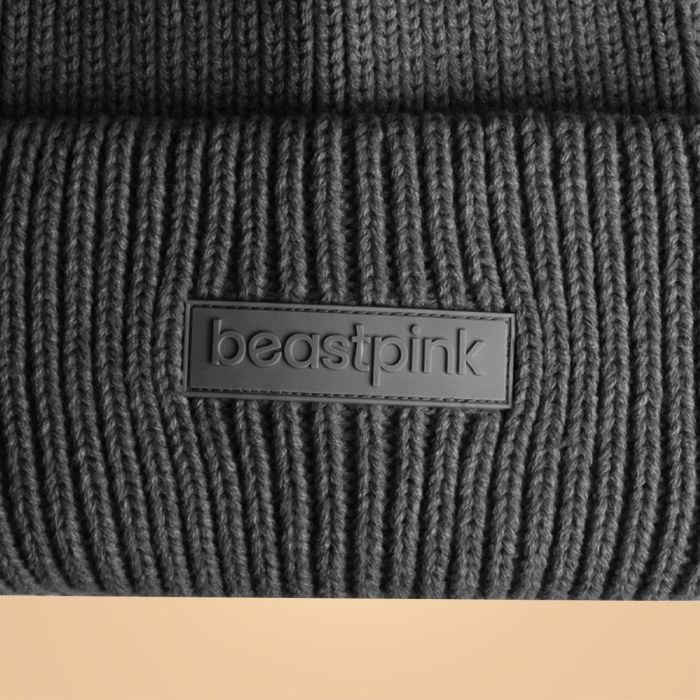 Zimska kapa Beanie Silver Black - BeastPink universal