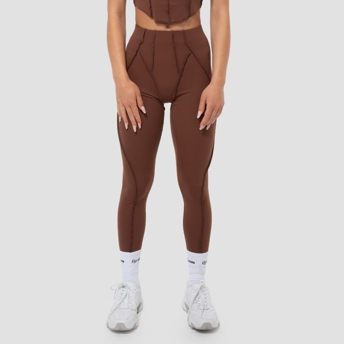 Women‘s Cosmo Leggings Brown - GymBeam L