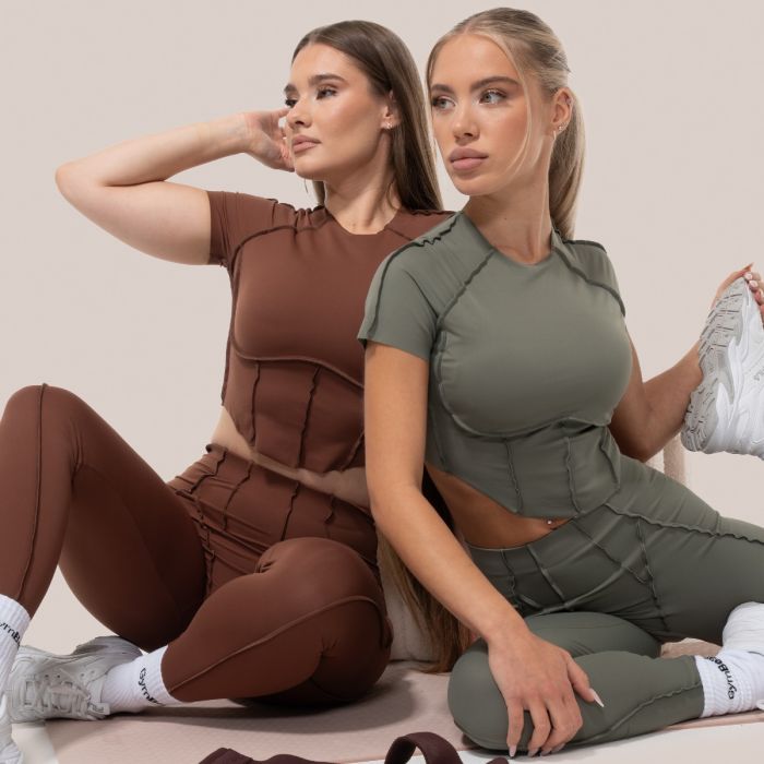 Women‘s Cosmo Leggings Olive - GymBeam L