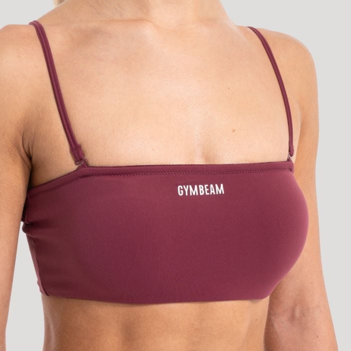 Ženski športni top Flow Wine - GymBeam M