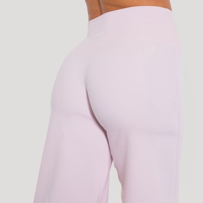 Ženske ravne hlače Flow Blush - GymBeam XS