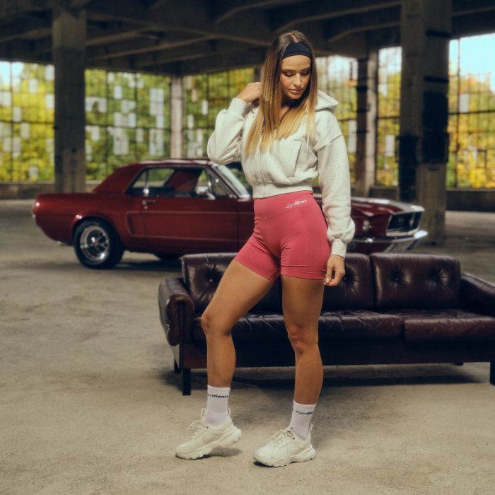 Ženska jopa s kapuco Base Cloud - GymBeam S