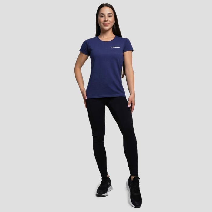 Ženska majica Basic Navy Blue - GymBeam M