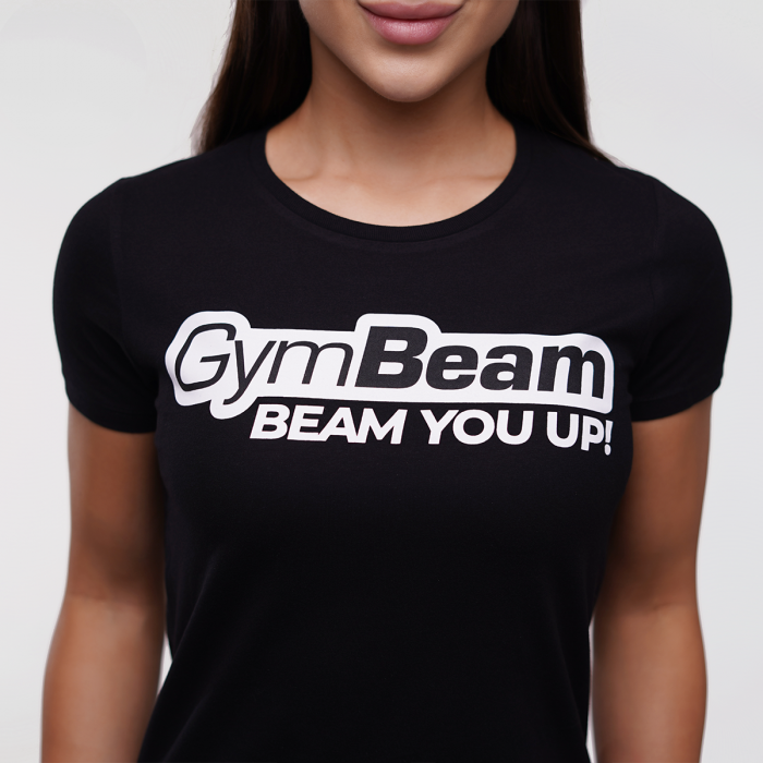 Ženska Beam Majica Black - GymBeam M