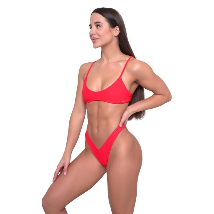 Ženski bikini top HAWAII Red - GymBeam S