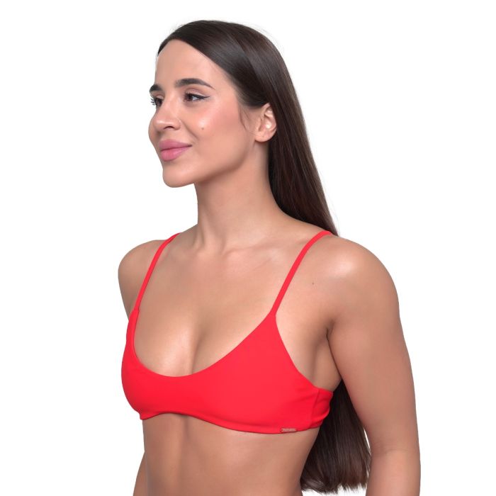 Ženski bikini top HAWAII Red - GymBeam S