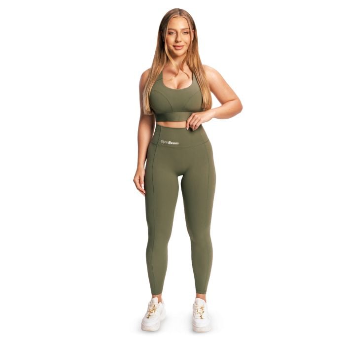 Ženske pajkice Combat Olive Grey - GymBeam L