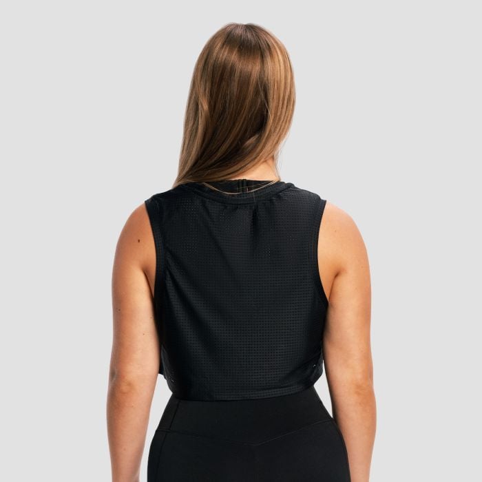 Ženski top Combat Black - GymBeam L