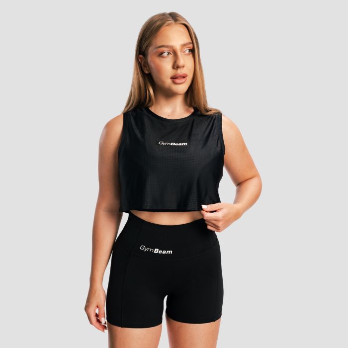 Ženski top Combat Black - GymBeam L