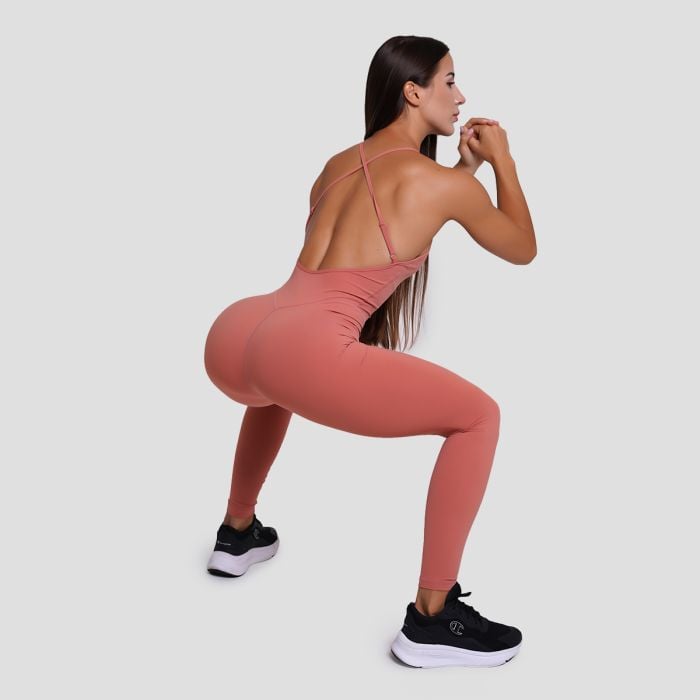 Ženski športni kombinezon FIT Salmon - GymBeam S