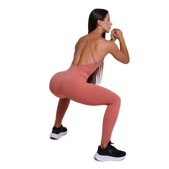 Ženski športni kombinezon FIT Salmon - GymBeam S