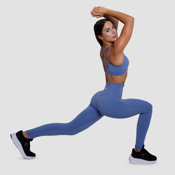 Ženske športne pajkice FIT Steel Blue - GymBeam M