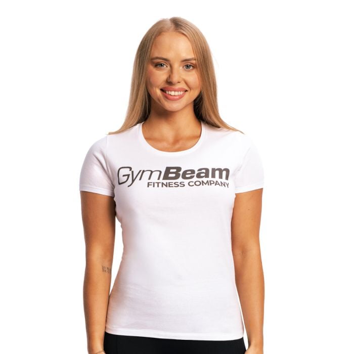 Ženska majica Fitness White - GymBeam L