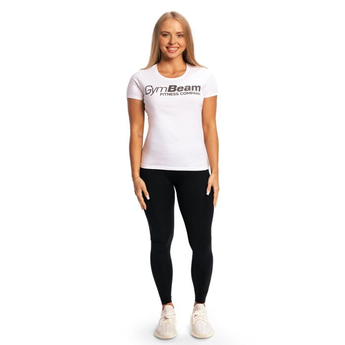Ženska majica Fitness White - GymBeam L