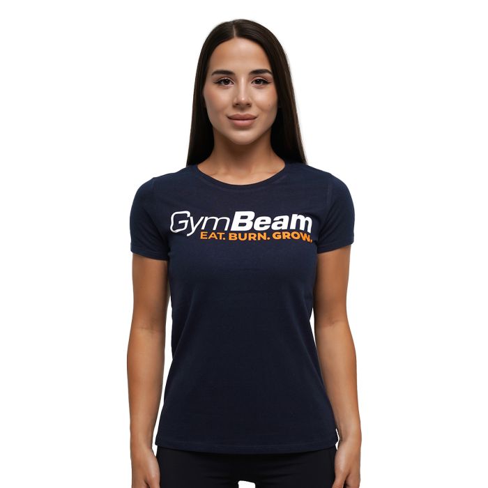 Ženska majica Grow Navy - GymBeam XL