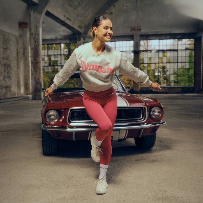 Ženski pulover GymBabe Cloud - GymBeam L