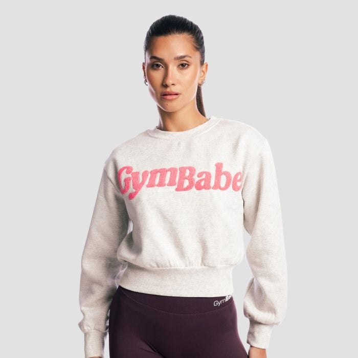 Ženski pulover GymBabe Cloud - GymBeam L
