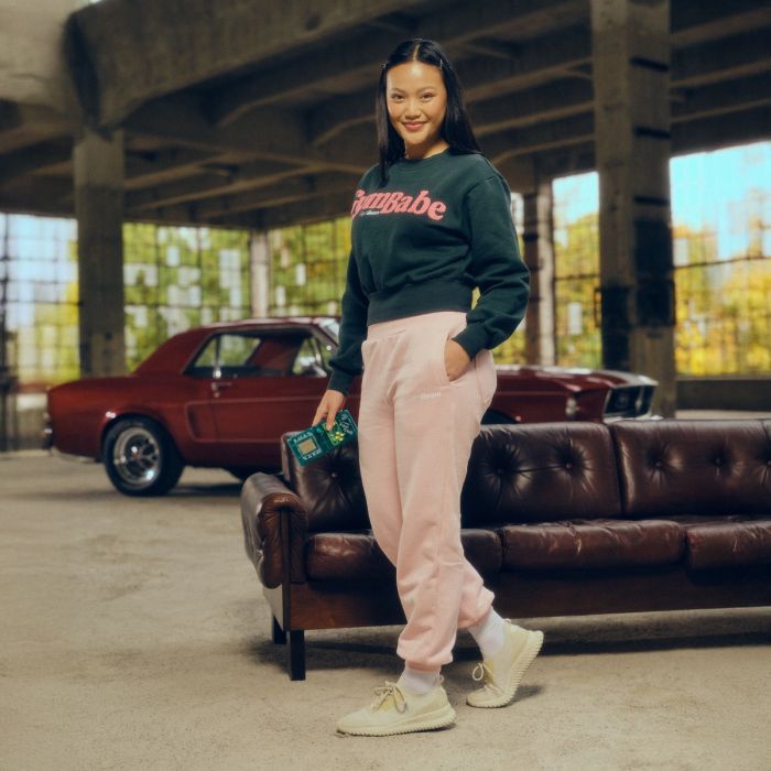 Ženski pulover GymBabe Forest - GymBeam L