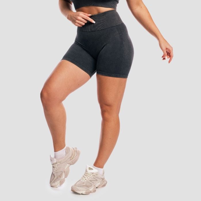 Ženske brezšivne kratke hlače Lift Coal - GymBeam M