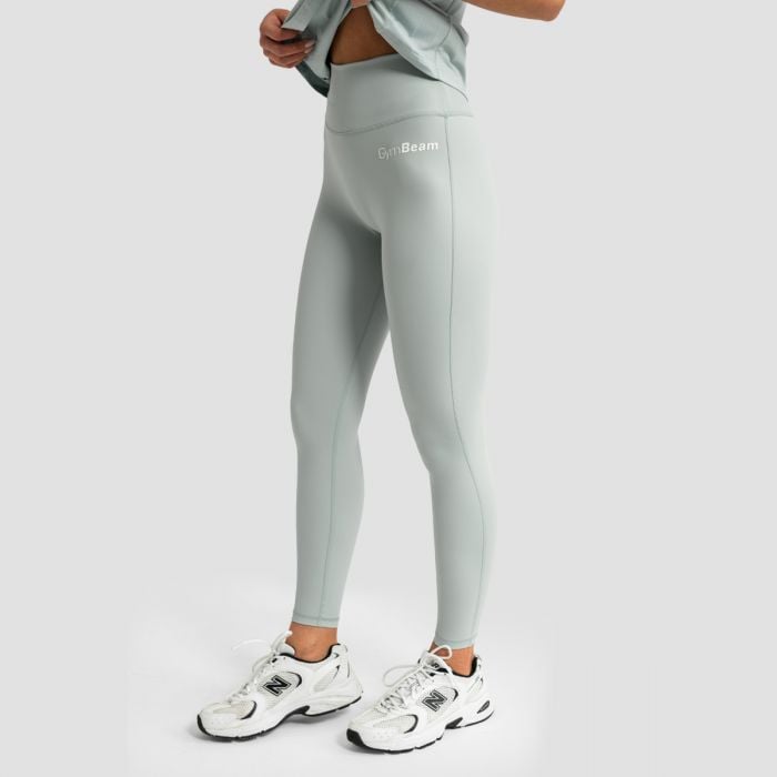 Ženske pajkice Limitless z visokim pasom Eucalypt - GymBeam M