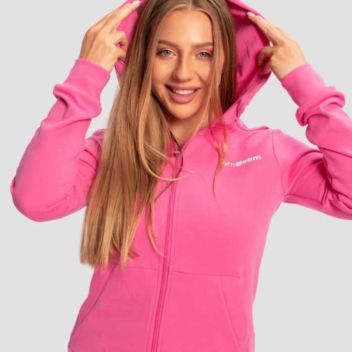 Ženska Zip Up jopica Limitless Dragonfruit - GymBeam M