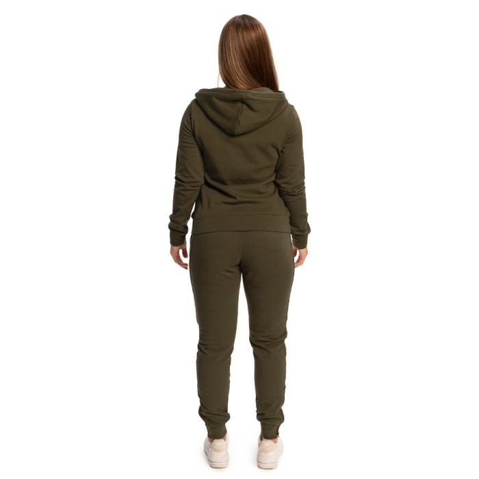 Ženska Zip Up jopica Limitless Espresso - GymBeam L