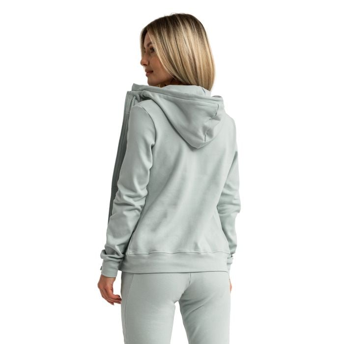 Ženska Zip Up jopica Limitless Eucalypt - GymBeam M