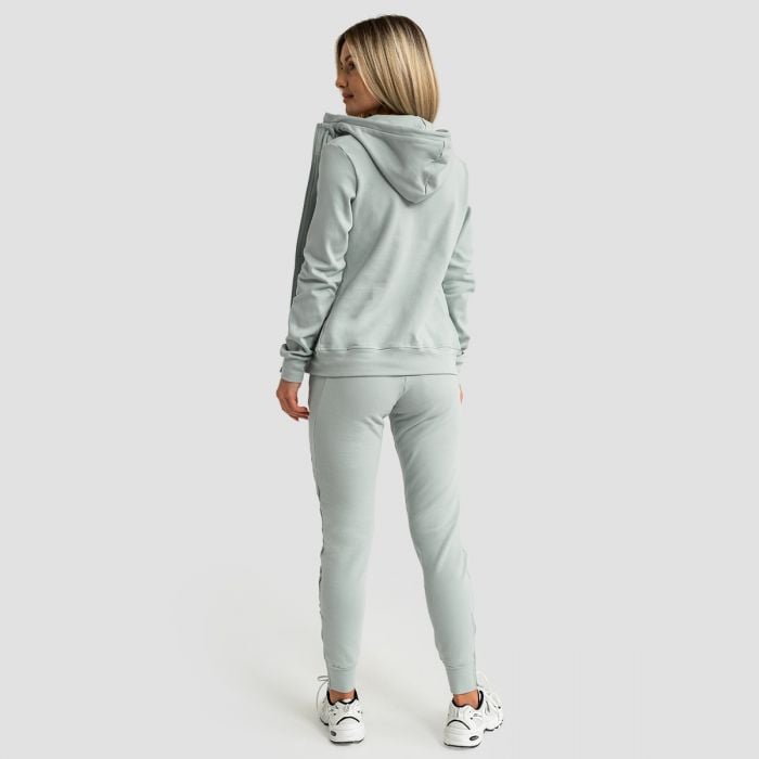 Ženska Zip Up jopica Limitless Eucalypt - GymBeam M