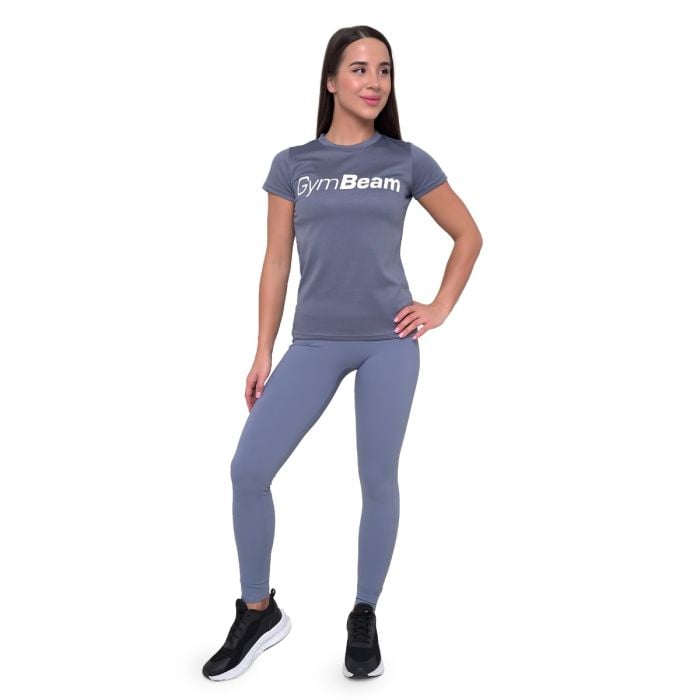 Ženska majica Mesh Essence Denim Blue - GymBeam S