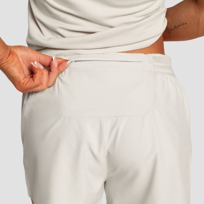 Ženske tekaške kratke hlače Pulse X Gray - GymBeam M