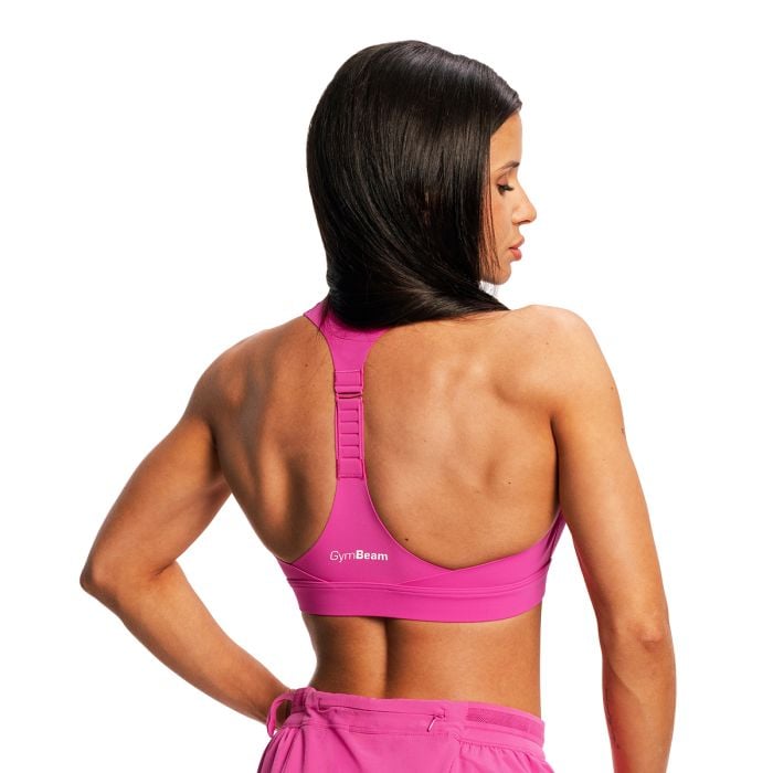 Ženski tekaški športni nedrček Pulse X Purple - GymBeam S