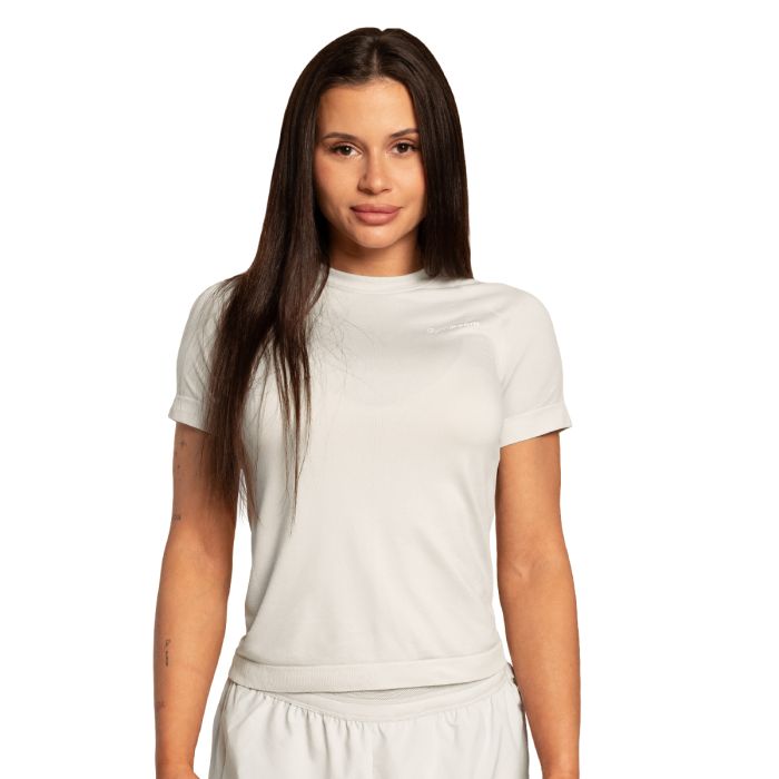 Ženska tekaška majica s kratkimi rokavi Pulse X Gray - GymBeam M